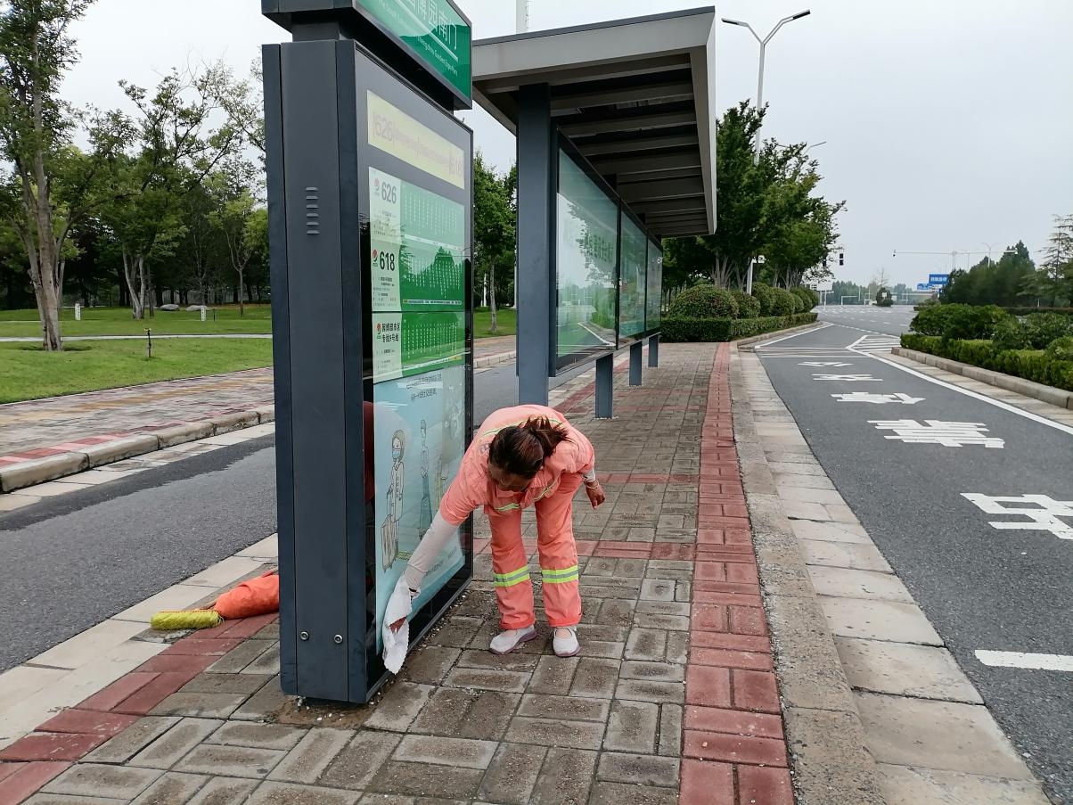 沐雨栉风清洁忙 刷新港区新“颜值”(图4)